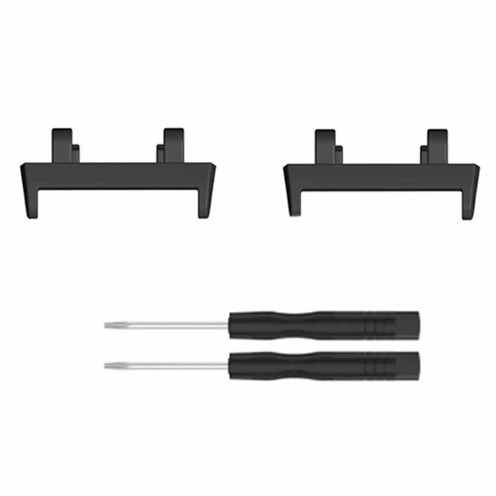 1 par klokkeremkontakter Huami Amazfit Active Edge (A2212) 22 mm adapterutskiftning - Svart