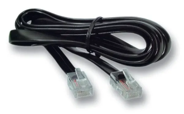 EFB Elektronik K2406SW.1, 1 m, RJ-12, RJ-45, Sort, 1 stykker