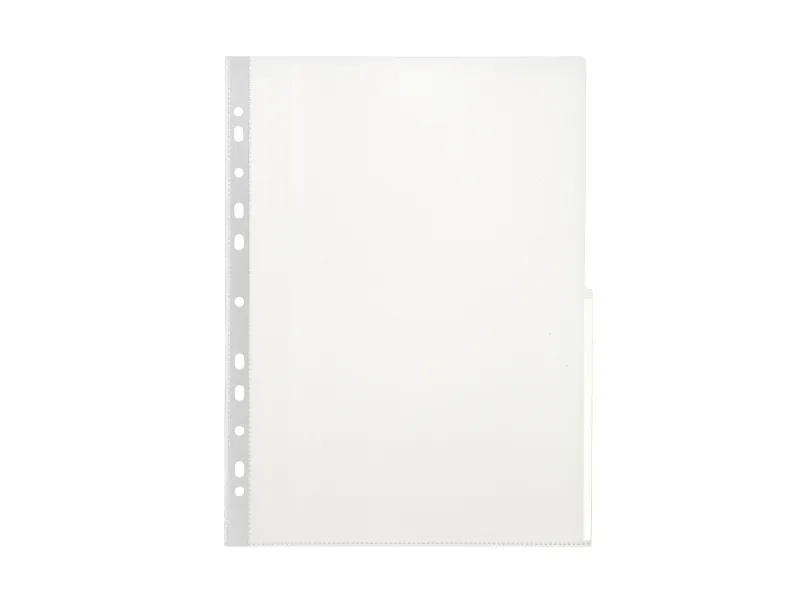 Signallomme A4 PP 120 Micron 100 Pakke Hvid