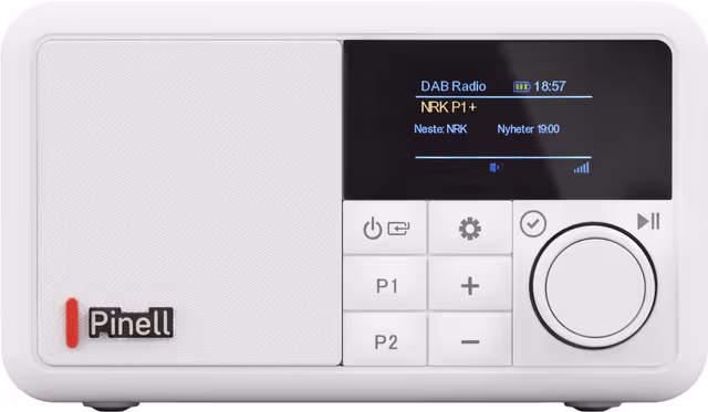 Pinell Compact digitalradio (ice white)