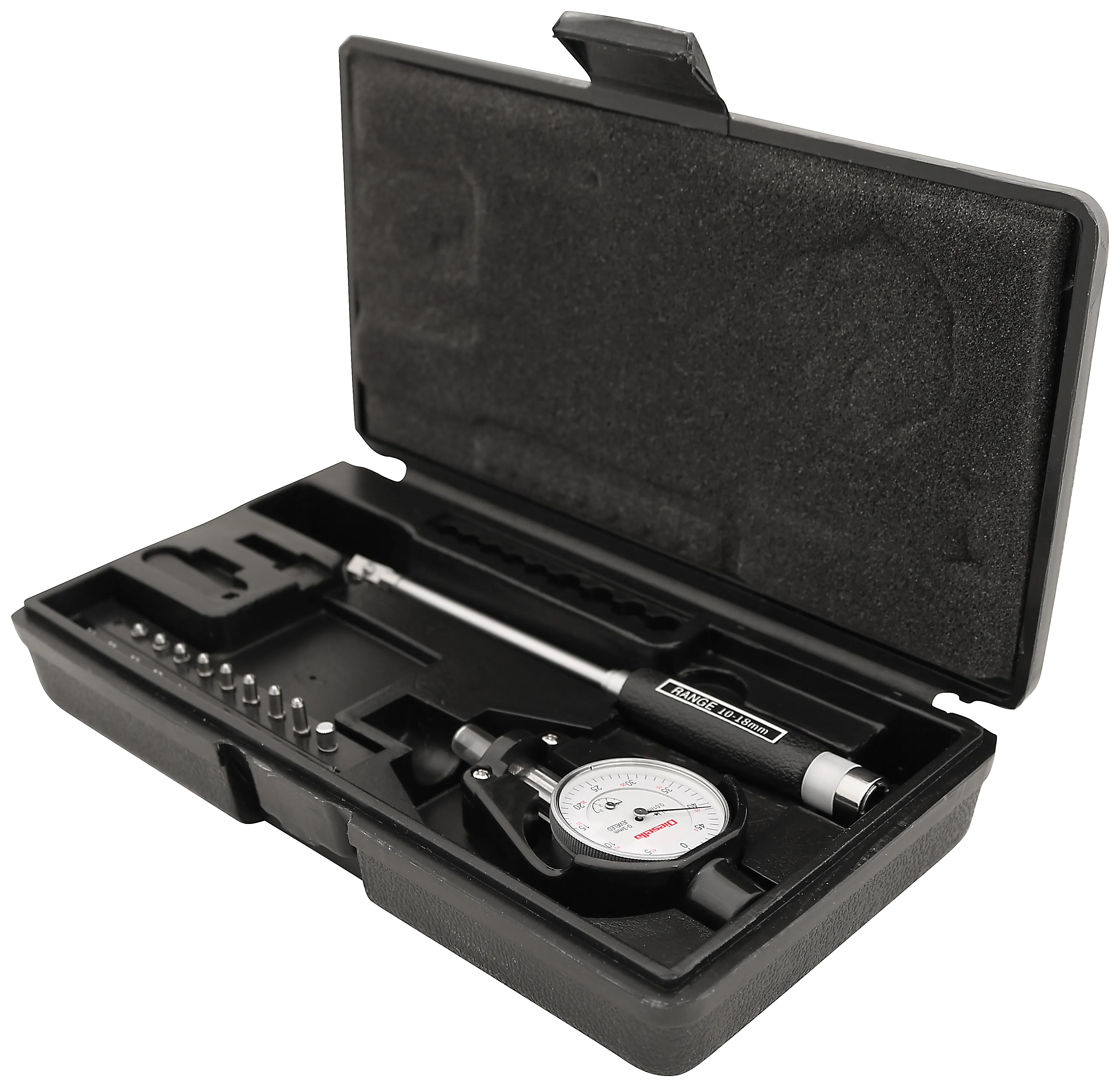 Sylindermåler 10-18×0,01mm med måleur
