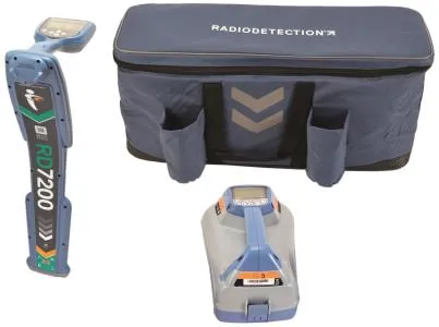 Radiodetection RD7200 kabelsøkersett med TX10 sender i veske