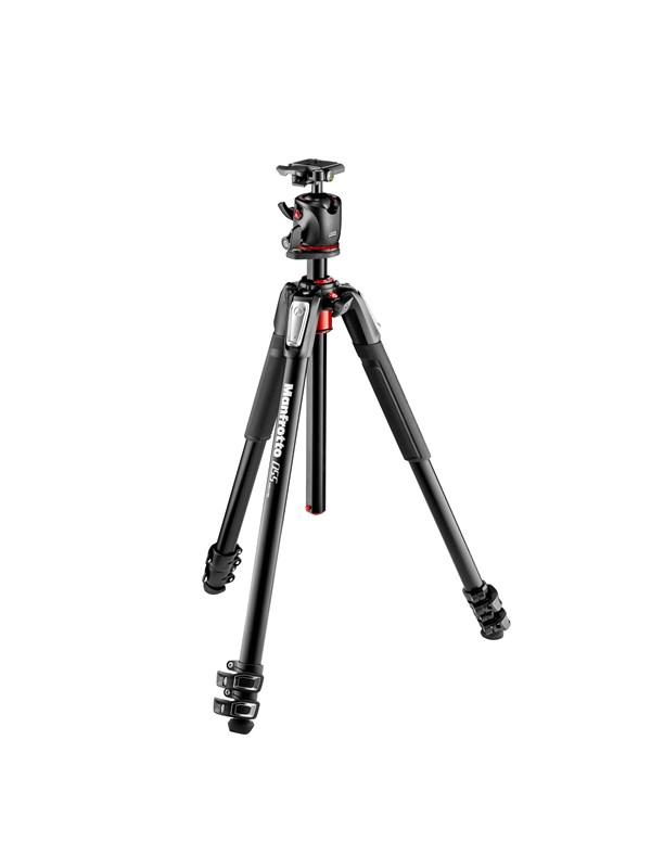 Manfrotto MK055XPRO3-BHQ2- Tripod - Aluminium 3-Section Tripod with XPRO Ball Head + 200PL Plate