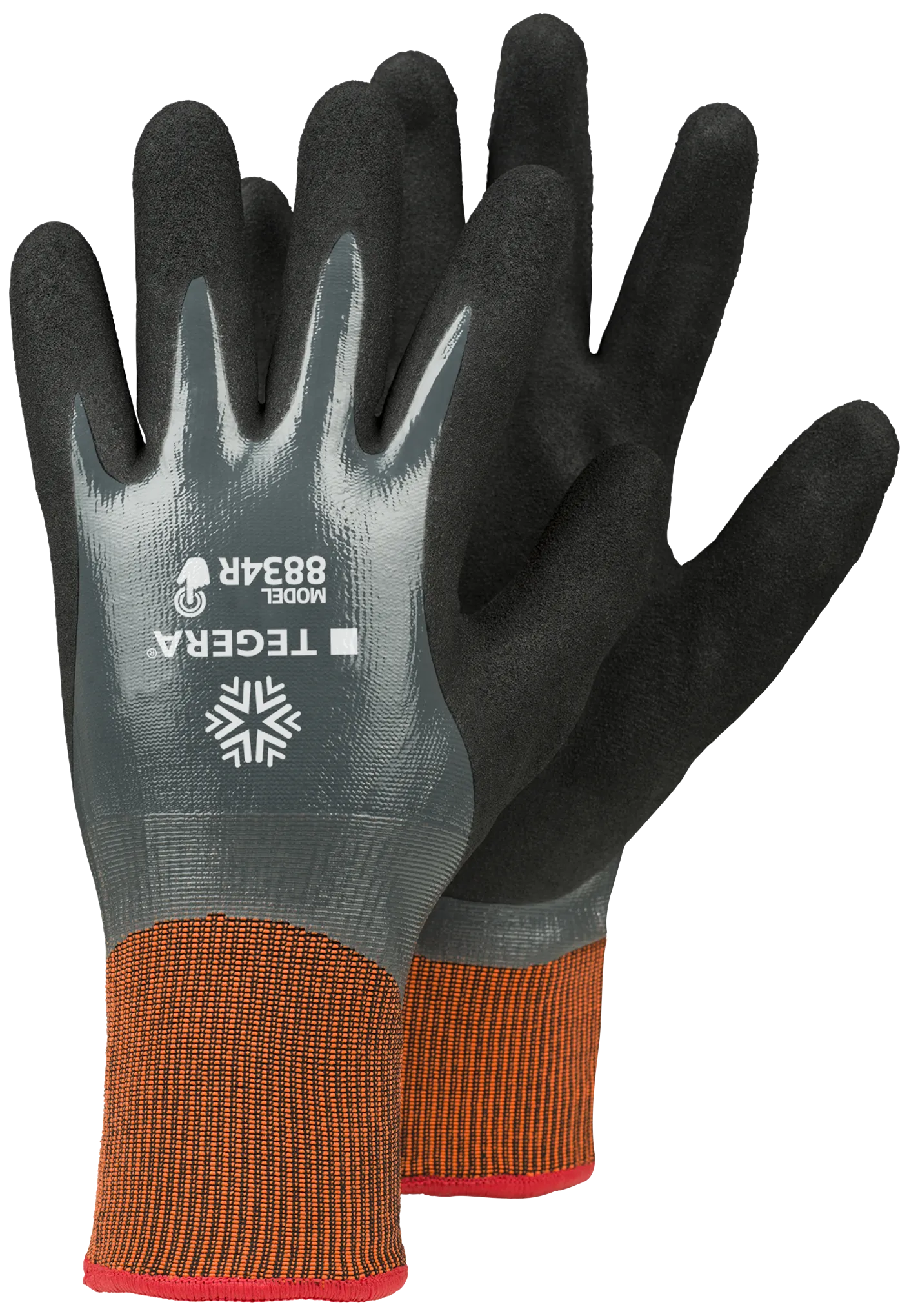 Tegera strikkehanske vinterforet heldyppet 8834R-9