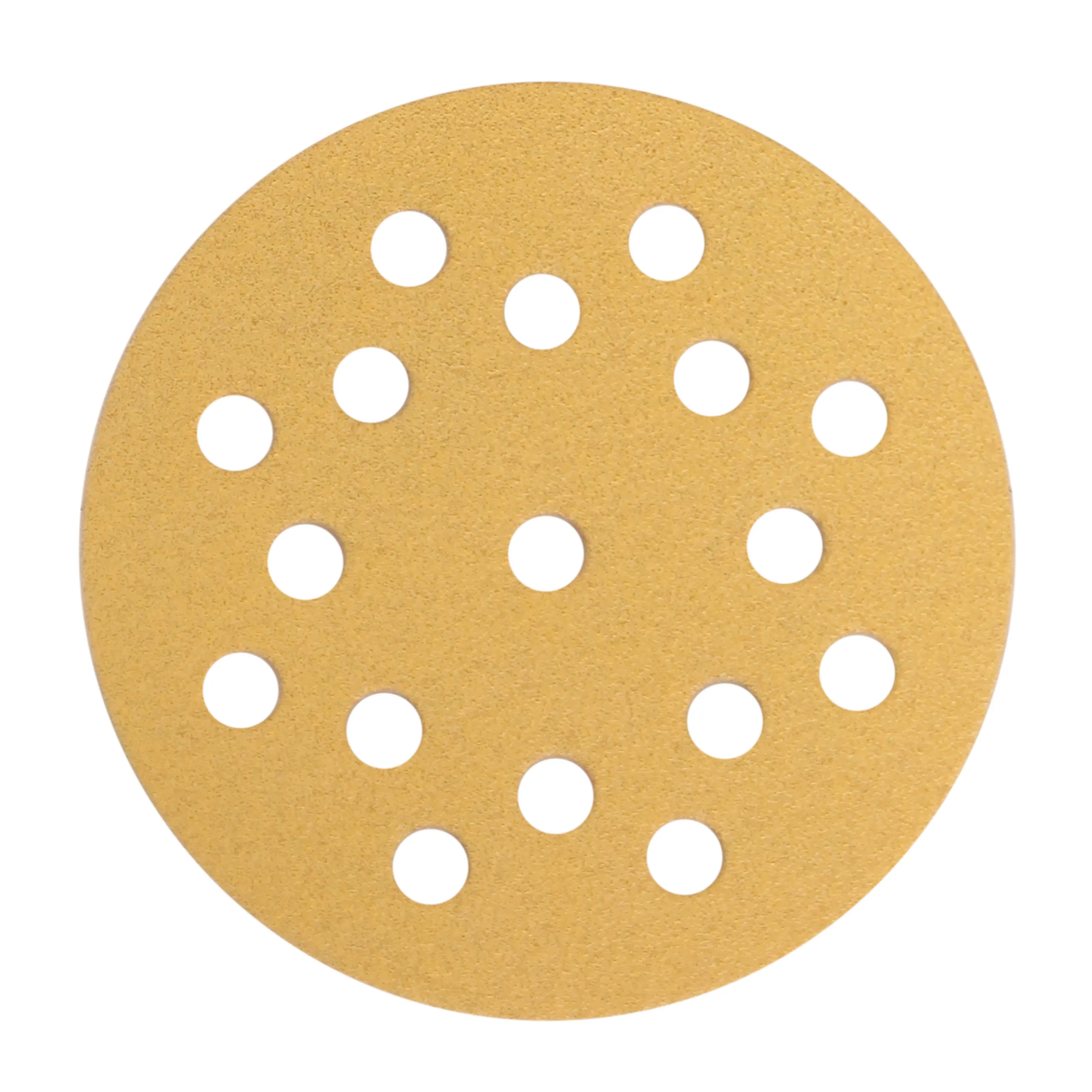 Mirka Gold, 125 mm slipeplate med 17 huller, P40, 10 stk./pk.