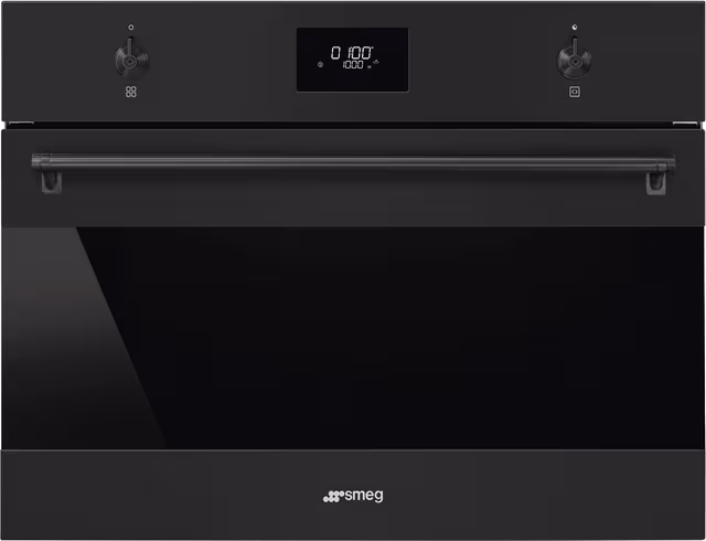 Smeg Classic Kompaktovn med mikro SO4301M1N (sort)