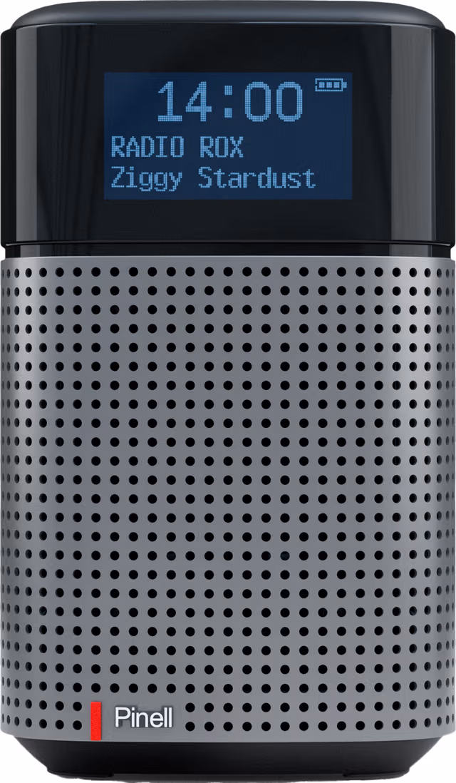 Pinell North Basic bærbar digital radio (sort)