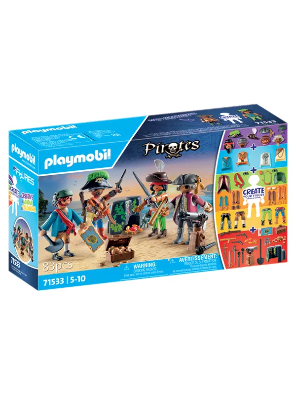 Playmobil Sett med piratfigurer