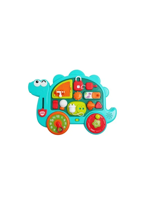 Happy Baby BUSY BOARD DINOSAUR WITH LIGHT AND MUSIC