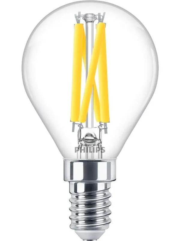 Philips LED-lyspære Mini-ball 5.9W/922-927 (60W) Clear Dimmable E14