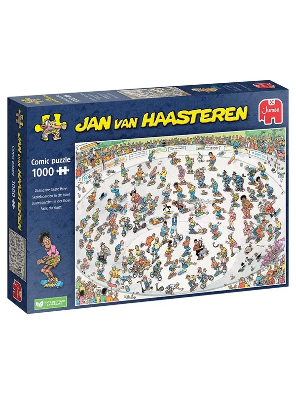 Jan van Haasteren Riding the Skate Bowl (1000)