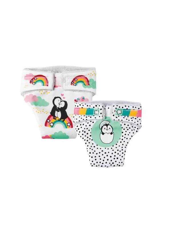 Heless Doll diapers Penguin 2 pieces 35-45 cm