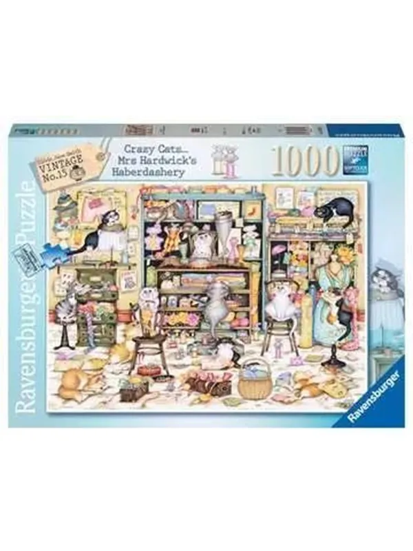 Ravensburger Crazy Cats Haberdashery 1000p