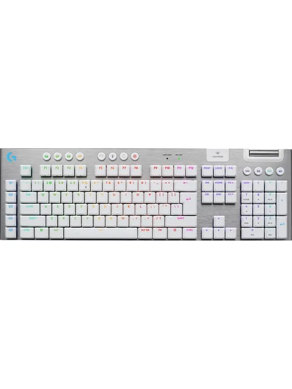 Logitech G915 X LIGHTSPEED - Clicky - 100% (full størrelse - standard) - Gamingtastatur - Engelsk (USA) - Svart