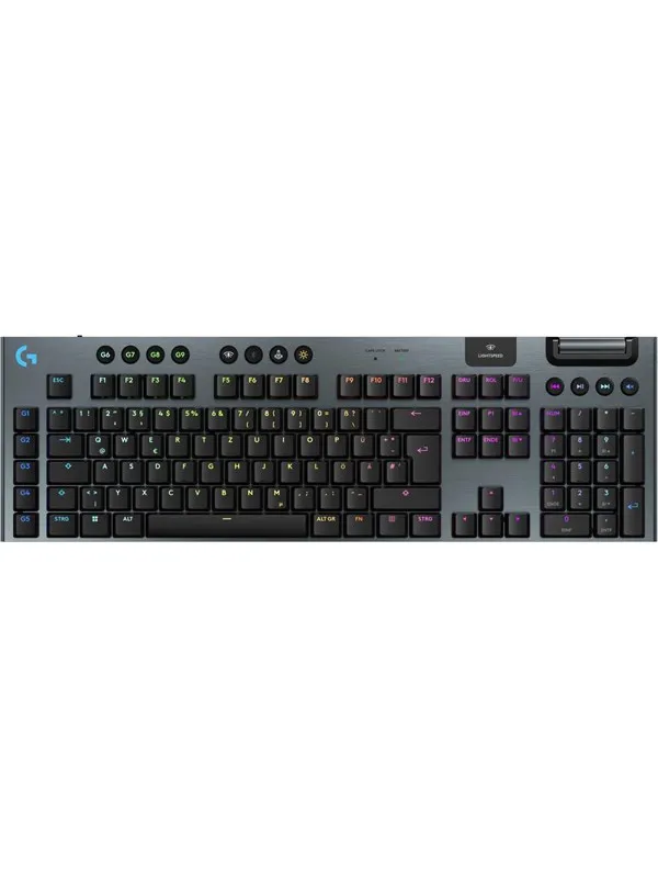 Logitech G915 X LIGHTSPEED - Tactile - 100% (full størrelse - standard) - Gamingtastatur - Tysk - Svart