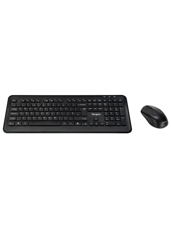 Targus Full-size Wireless Keyboard and Mouse Combo - Black (Nordic) - Tastatur & Mussett - Nordisk - Svart