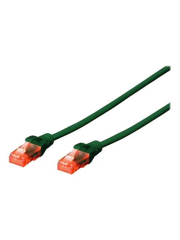 DIGITUS Professional patch cable - 5 m - green - Grønn - 5m