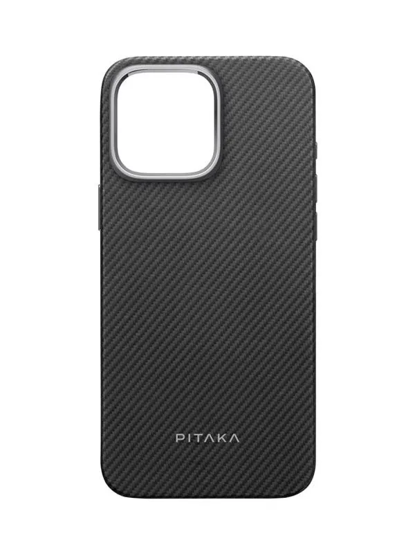 PITAKA Military-Grade Protective Case Black/Grey Twill -  iPhone 16 Pro