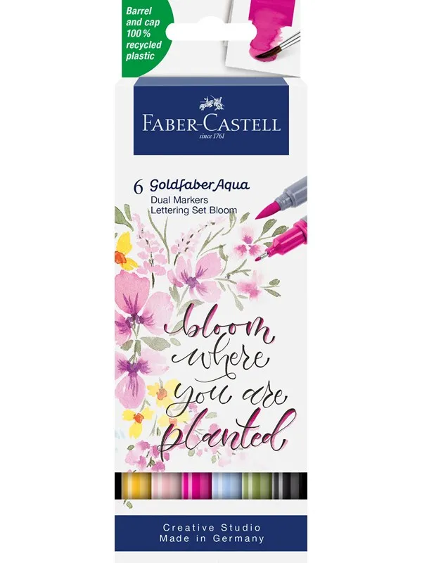 Faber-Castell Gofa Aqua Dual Marker Lettering 6x