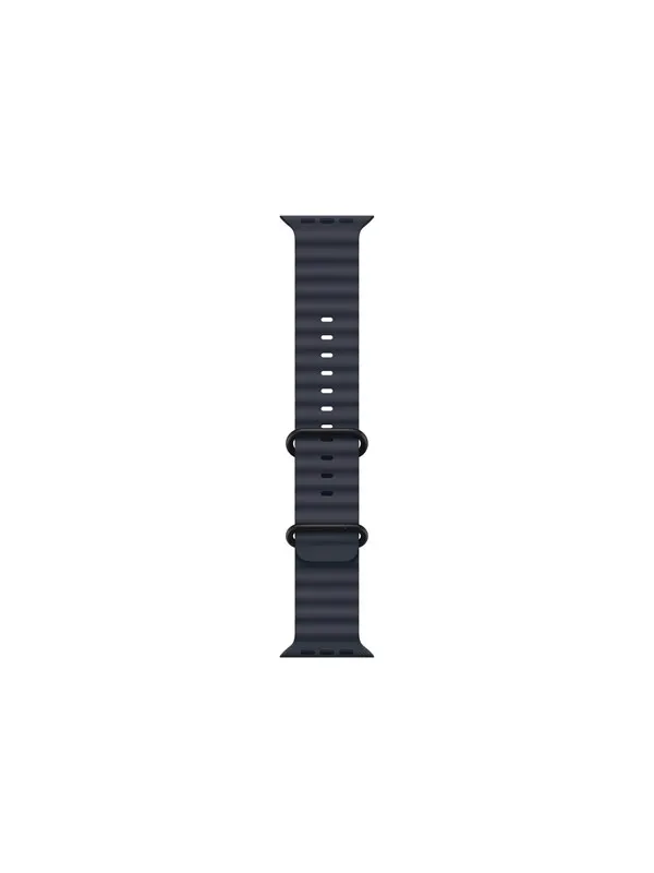 Apple 49mm Navy Ocean Band - Black Titanium Finish