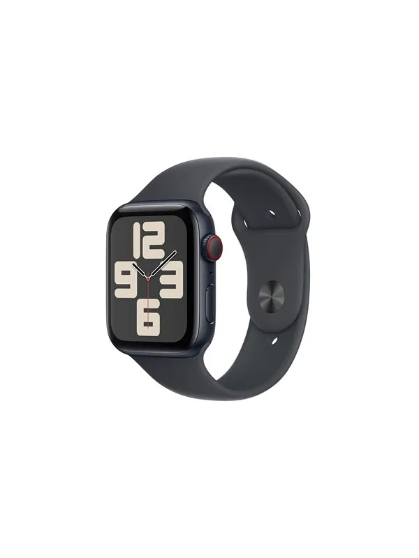 Apple Watch SE GPS + Cellular 44mm - Midnight Aluminium Case with Midnight Sport Band - M/L