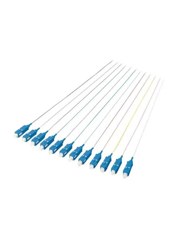 DIGITUS Professional pigtail - 2 m - grey black white blue yellow red green brown orange violet pink turquoise - Svart - 2m