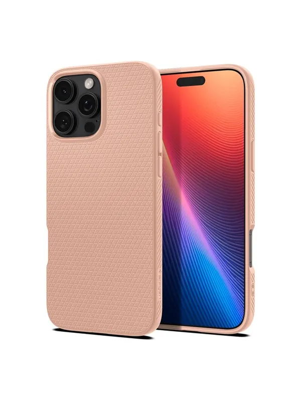 Spigen Liquid Air - rose titanium - iPhone 16 Pro