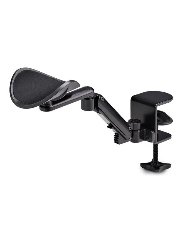 StarTech.com Adjustable Arm Rest For Desk Clamp-On Install/No Drilling mounting kit - black - Max 5 kg - recommended for