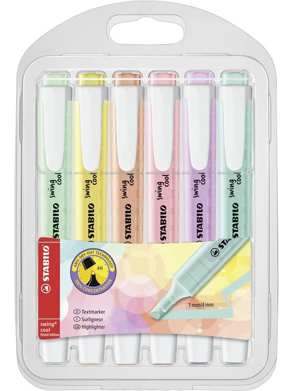 STABILO Swing Cool Pastel Highlighter