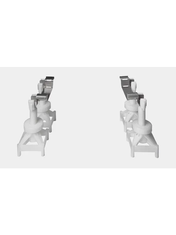 Unidrain Height-adjustable feet for vinyl line drain