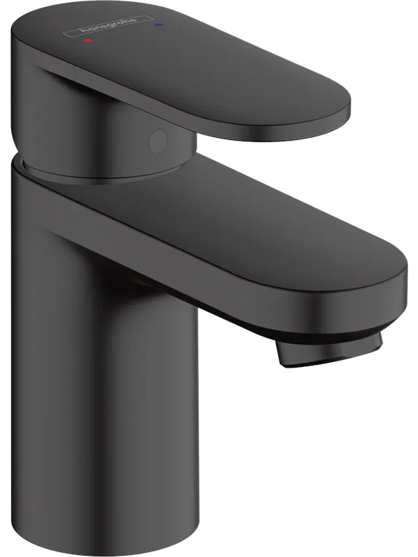 Hansgrohe Vernis Blend 1-lever basin mixer 70 with lift-up bottom valve, Matt black