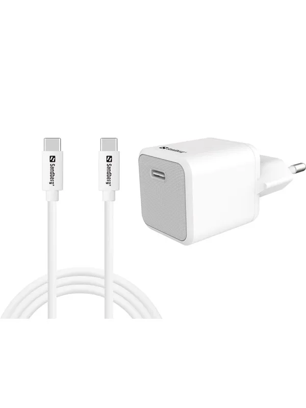Sandberg USB-C 20W AC Charger + Type-C Cable
