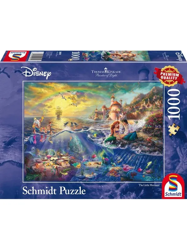 Schmidt Puzzle Thomas Kinkade: Disney The Little Mermaid 1000 pcs