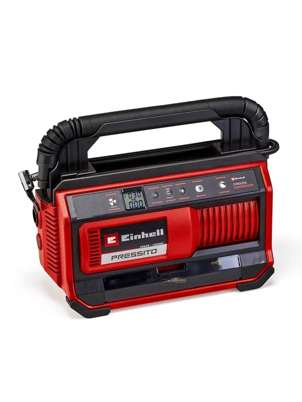 Einhell PRESSITO 18/25 kompressor 11 bar 18V u/batteri og la