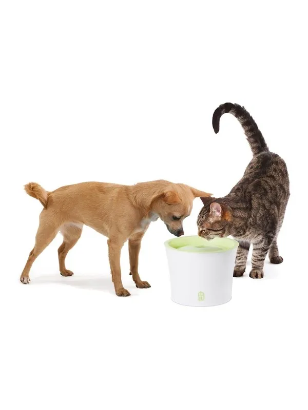 Catit Design White/Lime Drinking fountain 3L