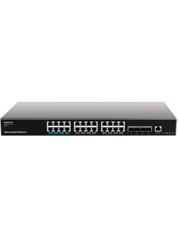 Grandstream GWN7813P - switch - enterprise managed - 24 ports - Managed - rack-mountable