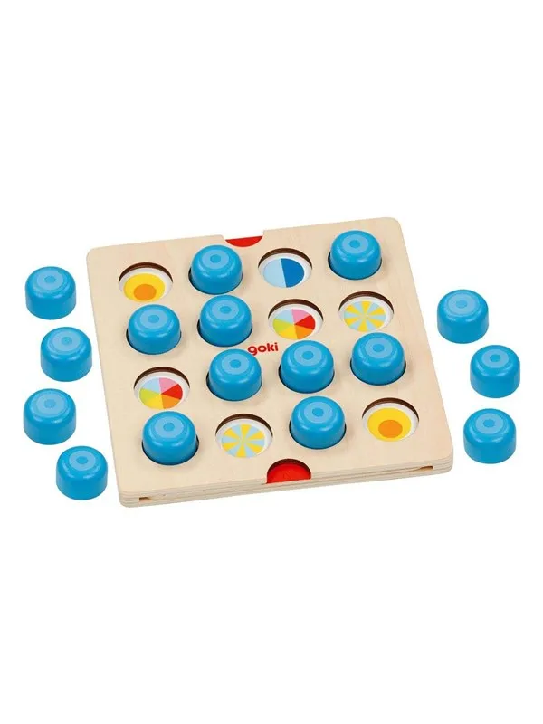 Goki Wooden Memo Game Animals and Symbols 20 pcs.