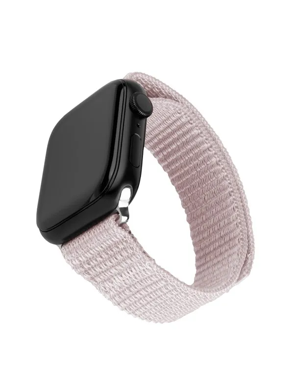 FIXED Nylon Strap for Apple Watch 42/44/45mm Rose Gold