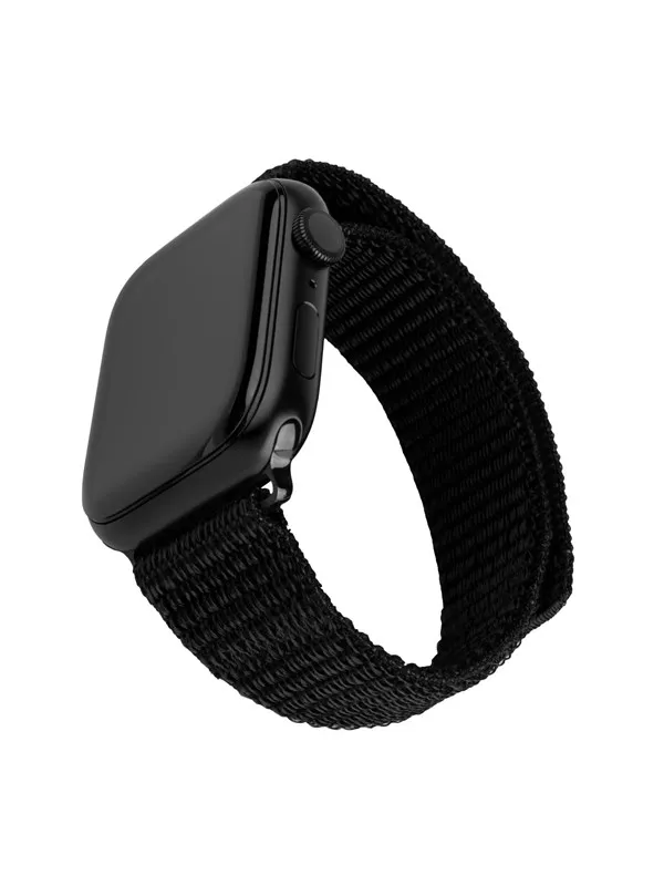 FIXED Nylon Strap for Apple Watch 42/44/45mm Black
