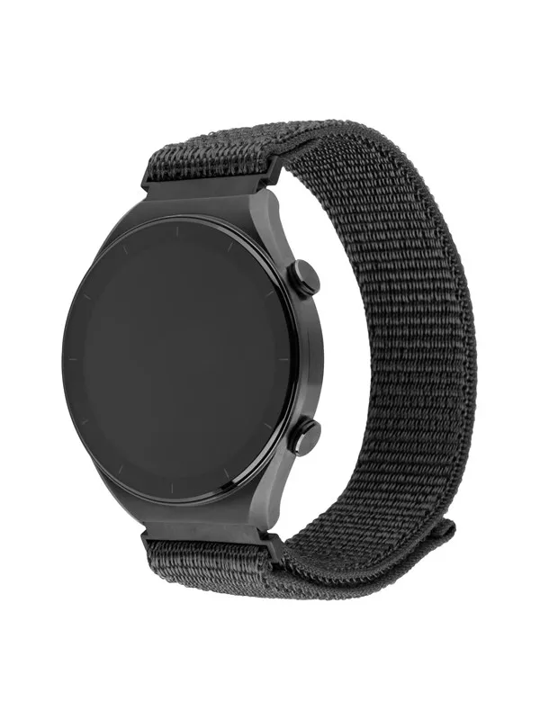 FIXED Nylon Strap for Smartwatch Universal 22 mm Grey
