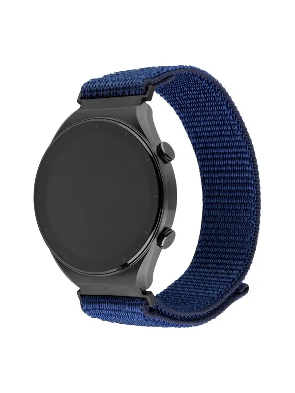 FIXED Nylon Strap for Smartwatch Universal 22 mm Blue