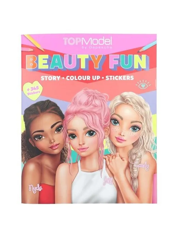 Topmodel Colouring Book
