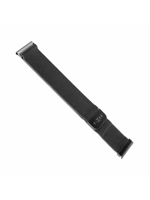FIXED Mesh Strap for Smartwatch Universal 22 mm Black