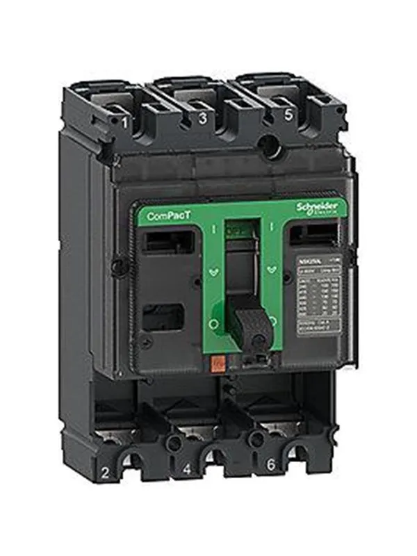 Schneider Electric Circuit breaker without current relay ComPacT NSX250B 25 kA at 415 VAC 50/60 Hz 250 A 3 poles