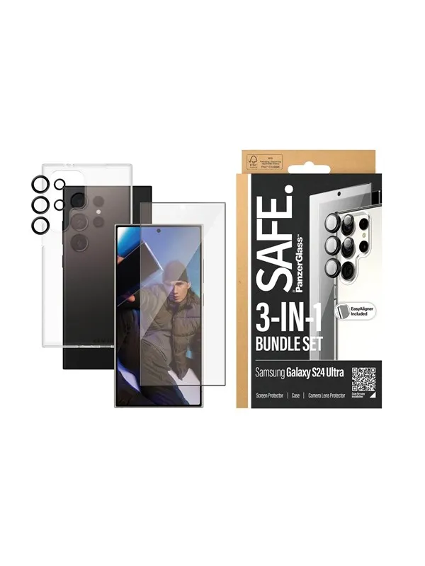 SAFE by PanzerGlass 3-in-1 Pack Samsung Galaxy S24 Ultra