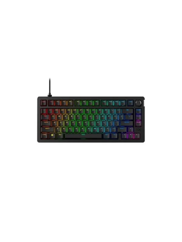 HyperX Alloy Rise 75% - Gamingtastatur - Uten numpad - Engelsk (USA) - Svart