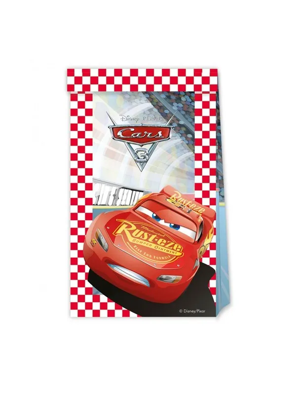 Folat BV Cars Handout bags 4 pcs.