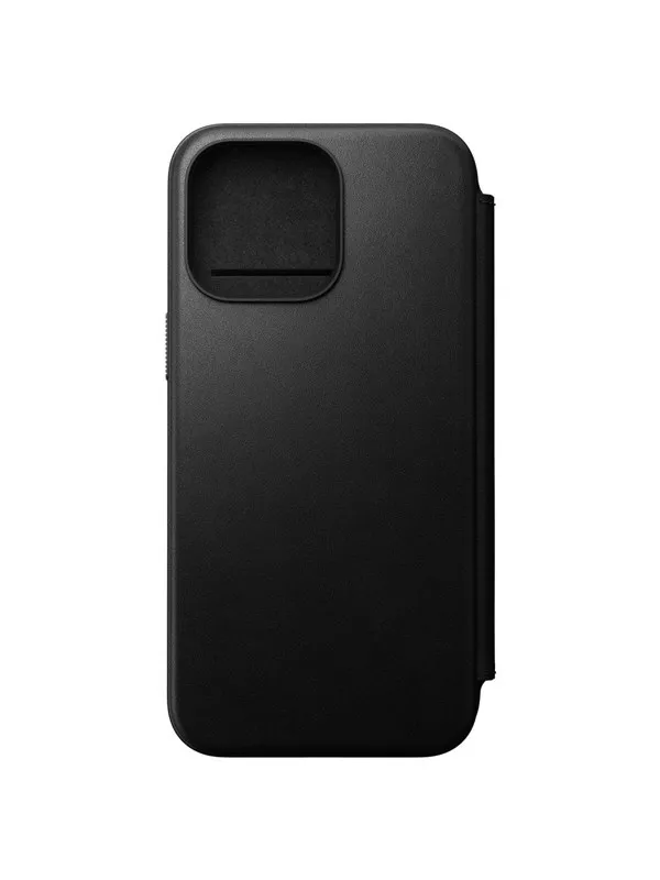 Nomad Modern Leather Folio - iPhone 15 Pro Max | Black |  Leather