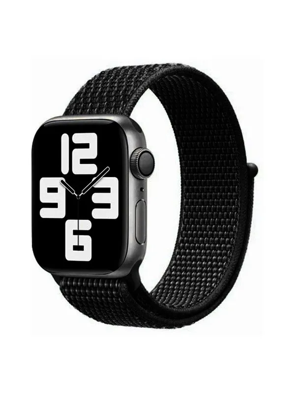 Lippa Apple Watch Nylon Strap 42/44/45/49 - Black