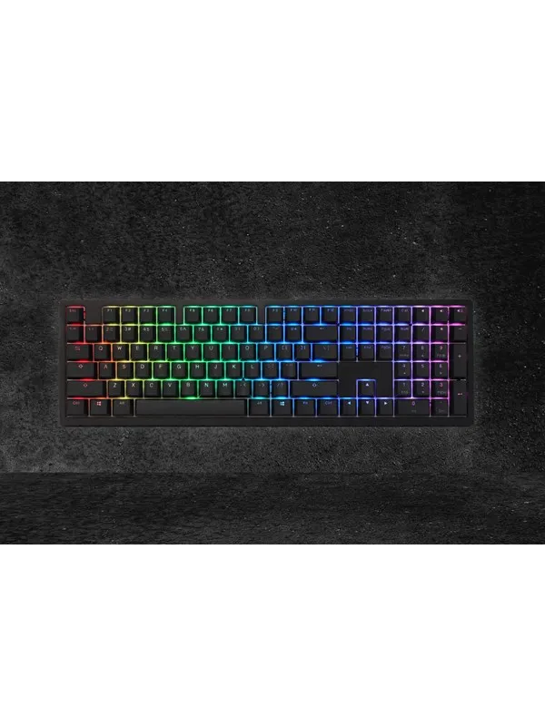 Ducky Zero 6108 - Wireless - Gamingtastatur - Nordisk - Svart
